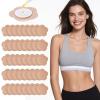 Autdor Castor Oil Patches for Belly Button, 100PCS Castor Oil Pack Wraps Organic Cotton Self-Adhesive Castors Oils Pack Anti Leakage Disposable Pads Portable & Breathable No Wash (Oil Not Included) view 1
