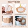 Autdor Castor Oil Patches for Belly Button, 100PCS Castor Oil Pack Wraps Organic Cotton Self-Adhesive Castors Oils Pack Anti Leakage Disposable Pads Portable & Breathable No Wash (Oil Not Included) view 2