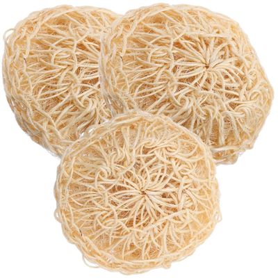 3pcs Natural Sisal Bath Scrubbers Exfoliating Shower Balls for Deep Cleaning and Gentle Massage Body Care for Smooth Skin and Relaxing Bath Experience