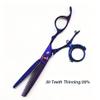 Professional 6.0" Hairdressing Hair Cutting Shears - 720 Degree Rotating Thumb Barber Scissors, specially designed for barbers, can also be used for pet hair trimming view 3