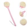 1pc Bathroom Long Handle Bath Ball Brush Body Scrubber Shower Supply Portable Pink view 4