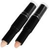 Wakauto 2pcs Dual Head Concealer and Contour Stick for Women Smooth Application Skin Friendly Highlighting and Shaping Makeup Sticks Portable Design for Travel and Daily Use view 1