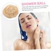 3pcs Round Shower Balls Natural Sisal Body Scrubbers for Gentle Exfoliation Convenient Bath Cleaning Balls for Daily Use for Comfortable Bathing view 4