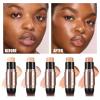 Dual Highlight Concealer Stick Fast Base Contour Stick Dual Ended Blendable Sculpts & Defines Face (05) view 2