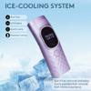 Laser Hair Removal for Women and Men - Permanent Painless Ice Cooling IPL Device Remover Machine with Shaver, Goggles, 999,999 Flashes for Body and Face, Corded - Purple view 3