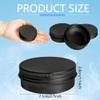 120 Pack Round Aluminum Tin with Screw Lid 2 oz Round Metal Cans Containers Empty Balm Storage Jars DIY Crafts Refillable Tin for Candle Salve Cosmetic Spices Food Lotion Beard (Color Set 2) view 2