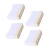 DECHOUS 160pcs Arc Shaped Eyelash Cream Cleaning Cushions Comfortable No Lint Makeup Remover Pads for Salon and Personal Use Portable Soft Eyelash Cosmetics Removal Pads view 1