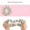 GregTins Tropical Pineapple Flower Women's Hair Scrunchies Elastic Hair Bands Fashion Ponytail Ties Dreadlock Accessories view 2