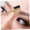 FRCOLOR Double Ended Eyebrow Brush with Handle Dual Sided Eyebrow Comb for Precise Shaping and Grooming Natural Material Tool for Makeup and Eyelash Separation Gift Ready for Women and view 3