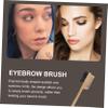 FRCOLOR Double Ended Eyebrow Brush with Handle Dual Sided Eyebrow Comb for Precise Shaping and Grooming Natural Material Tool for Makeup and Eyelash Separation Gift Ready for Women and view 4