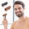 ArrErr 2 Pack Safety Razor Head Protecting Leather Cover Protective Travel Case with Snap Buttons Safety Razor Blade Guard Protector for Double Edge Safety Razor Single Blade Razors view 4