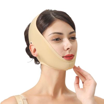 Face Toning Belts Face Slimming Chin Strap Reusable V Line Lifting Mask Face Toning Belts for Women(Medium)
