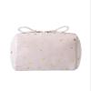 WERTKN Velvet Cosmetic Bag Makeup Bag for Women Portable Velvet Star Travel Makeup Organizer Bag Clutch Bag Cute Makeup(Khaki) view 1