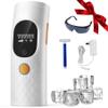 Laser Hair Removal for Women and Men - Permanent Painless Ice Cooling IPL Device Hair Remover Machine with Shaver, Goggles, 999,999 Flashes for Body and Face, Corded - White view 1