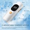 Laser Hair Removal for Women and Men - Permanent Painless Ice Cooling IPL Device Hair Remover Machine with Shaver, Goggles, 999,999 Flashes for Body and Face, Corded - White view 2