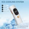 Laser Hair Removal for Women and Men - Permanent Painless Ice Cooling IPL Device Hair Remover Machine with Shaver, Goggles, 999,999 Flashes for Body and Face, Corded - White view 3