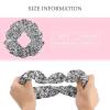 GregTins Glitter Silver Women's Hair Scrunchies Elastic Hair Bands Fashion Ponytail Ties Dreadlock Accessories view 2