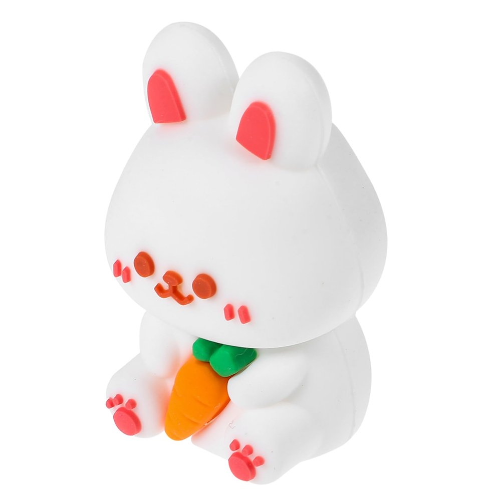 Ipetboom Cartoon Bunny Pencil Sharpener Small Handheld Manual Sharpener for Office and Little Cute Portable Eyebrow and with Efficient Safe and Design