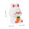Ipetboom Cartoon Bunny Pencil Sharpener Small Handheld Manual Sharpener for Office and Little Cute Portable Eyebrow and with Efficient Safe and Design view 2