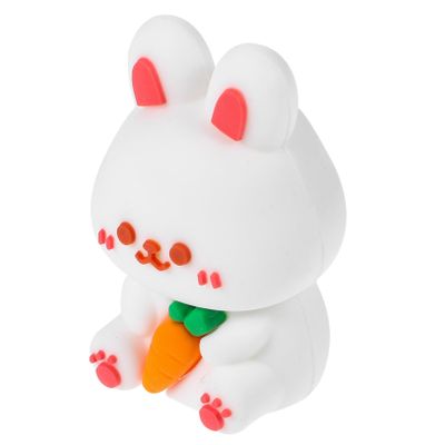 Baluue Cute Cartoon Pencil Sharpener for Eyebrow and Pencils Small Handheld Sharpener for Home and Office Safe Material with Bunny Carrot Design Parties