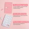 100 Pcs Cuticle Pusher Grit Sandpaper Sheets Nail Scraper Cuticle File Pen Nail Printer Nails Art Machine Sandpaper Sheets Dual Ended Cutter Stainless Steel Pusher Self-Adhesive Sandpapers for Women view 3