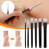 Classicseali 6Pcs Pedicure Knife for Feet, Ingrown Toenail Tools with Storage Box, Callus Shaver Kit, Professional Pedicure Tools for Feet, Toenail Cleaner Tool for Foot Care Dead Skin Corn File Rasp view 3