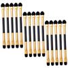 Healifty 15Pcs Dual Ended Eyeshadow Applicator Sticks Portable Eye Makeup Brush with Soft Tips for Precise Blending and Easy the Go Use view 1