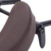 Fhtdhm Massage Bed Face Cradle Headrest Face Pillow Stable Support Holder for SPA Bed, Coffee Brown view 4