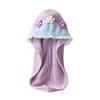 Beaupretty Quick Dry Absorbent Coral Fleece Hair Drying Cap with Adjustable Elastic Band Cute Flower Design for Women Efficient Moisture Absorption and Secure Fit Head Towel for Wet Hair view 1
