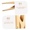 FRCOLOR Manual Eyebrow Pencil Sharpener Metal Dual Sided Sharpener for Women Makeup Tools Precise Tip Sharpening Creative Design Friends view 4