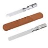 Beaupretty 2 Sets Stainless Steel Nail File with Leather Cases Double Sided Nail Files Portable Manicure Tool for Smooth Polished Edges view 1