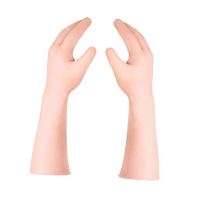 Baluue Long Moisturizing Gloves for Dry Cracked Hands Elastic Breathable Hand Covers for Softening Rough Gloves for Winter Skincare and Healing