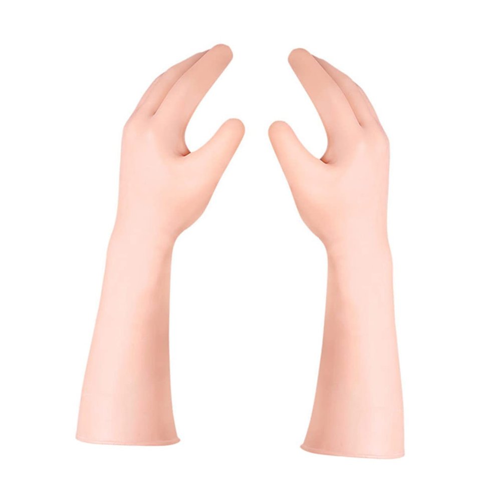 Baluue Long Moisturizing Gloves for Dry Cracked Hands Elastic Breathable Hand Covers for Softening Rough Gloves for Winter Skincare and Healing