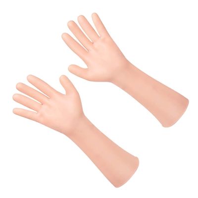 Beaupretty Elastic Long Moisturizing Gloves for Women Soft Sebs Hand Protection Covers Reusable Washable Hand Care Prevent Dry Cracked Skin Suitable for
