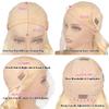 Resore 613 Lace Front Wig Human Hair 200 Density Full & Thick 13x6 HD Transparent Lace Body Wave 613 HD Lace Frontal Wig Pre Plucked With Baby Hair Blonde Wigs for women 34 Inch view 4