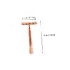 Baluue 2PCS Manual Metal Razor Double Edged Safety Shaver with Diversion Comb for Smooth Beard Shaving Portable Traditional Razor for Men Home Travel view 2