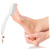 Baluue Long Handle Pedicure Foot File Callus Remover for Cracked Heels Portable Pumice Scrubber Tool with Gentle Exfoliating Surface Foot Care for Men Women and Elderly view 4