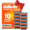 Gillette Fusion5 Power Razor Blades for Men, 5-Blade Razor Refills, 10 Count, Holiday Gifts for Men view 1