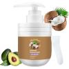 ROXINO Coconut Oil Facial Hair Removal Cream, Plant Extract Face Hair Removal Cream With Coconut Oil,Quick Gentle Lip Body Hair Remover Creams for Women,Moisturizing Nourishing Non-sticky (1) view 1