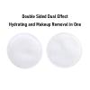Pongnas Cotton Rounds Makeup Remover Pads 3 Layer Soft Plant Fiber No Lint for Toner Application and Makeup Removal with Tightly Pressed Design (100 Pieces) view 3