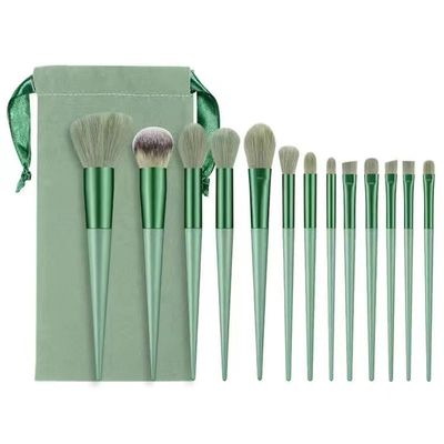 YUSIWOAL Four Seasons Makeup Brush Set with Soft Bristles 13pcs Concealer Foundation Loose Powder Highlighting Brushes