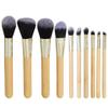 10 Pieces of Makeup Brush Set Carving Pattern Powder Powder Blusher Eye Shadow Beauty Brush Tool view 1