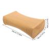 Baluue Ergonomic Simulated Rattan Sauna Pillow for Seniors Breathable Neck Rest for Steam Relaxation Plastic Material Side Sleeping Support for Comfortable Spa Experience view 2
