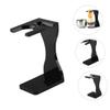ETHZZLE Acrylic Shaving Brush Stand with Razor Holder Desktop Beard Brush Support for Men Space Saving Design Rust Resistant Bathroom Organizer Compatible with Shaving Soap Bowls view 4