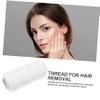 DECHOUS Threading Epilator Cotton Thread for Facial Hair Removal Skin Friendly Multi Purpose Hair Remover for Eyebrows Upper Lip Chin Soft and Smooth Skin Versatile Threading Tool for view 4