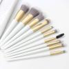 10 Pieces of Makeup Brush Set Powder Eye Shadow Brush Soft Hair Beauty Tools(E) view 4