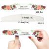 10Pcs Professional 100/180 Grit Double-Sided Emery Nail Files for Manicure & Pedicure - Strong Sandpaper Nail Buffer Block for Nail Art and Professional Salon Use view 4