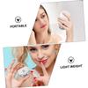 Wakauto 3pcs Mini Lip Balm Containers with Mirror Small Refillable Jars for Makeup DIY Lip Portable Travel Cosmetic Storage view 3