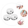 Wakauto 3pcs Mini Lip Balm Containers with Mirror Small Refillable Jars for Makeup DIY Lip Portable Travel Cosmetic Storage view 4