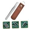 Baluue Stainless Steel Nose Hair Remover with Round Head Design Multipurpose Nasal Hair Tweezer Trimming Tool for Men Clip for Safe and Precise view 3